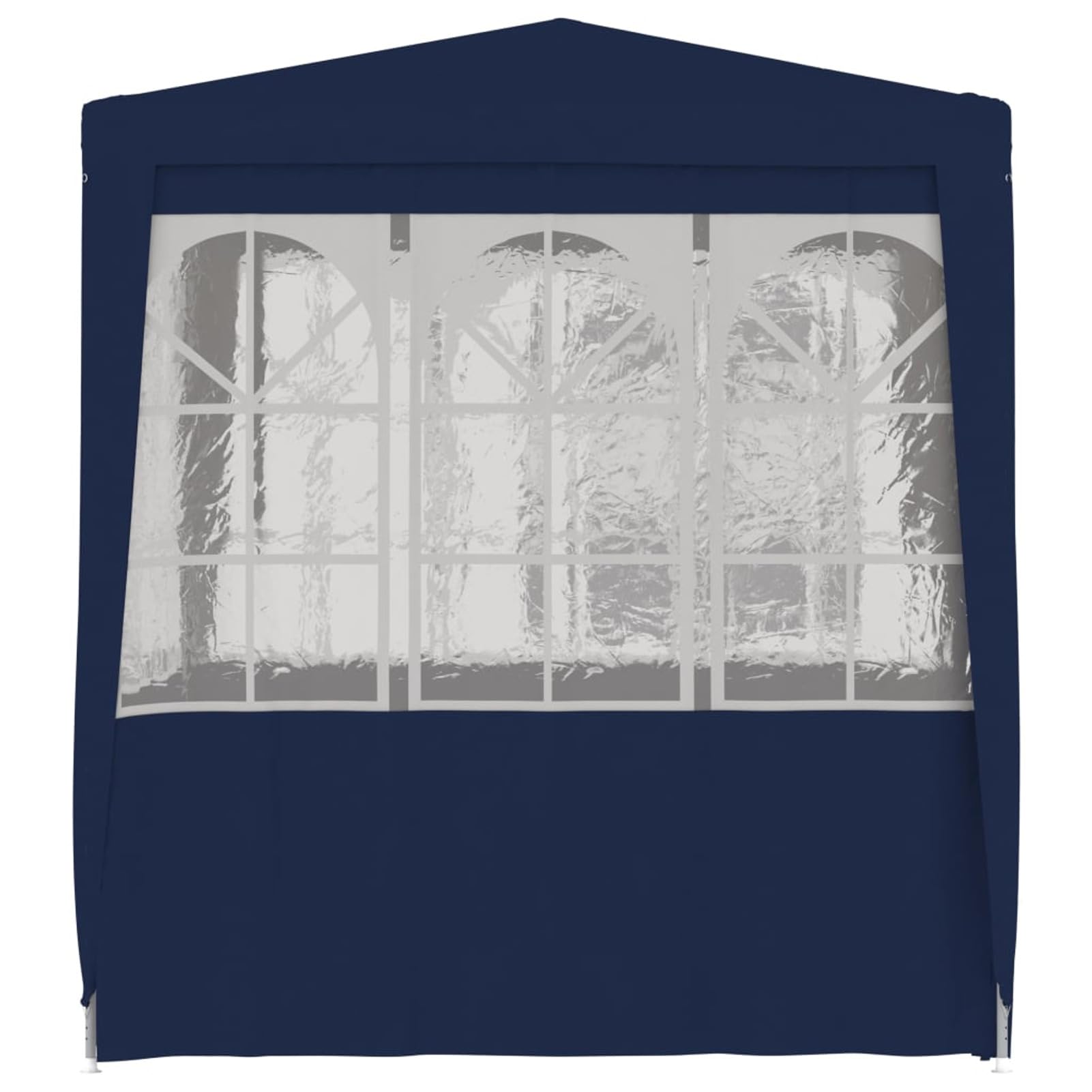 ARKEM Gazebo Professionale con Pareti 2,5x2,5 m Blu 90 g/m²,Gazebo Pergola Con Telo Impermeabile Richiudibile E Struttura Rettangolare In Acciaio Inossidabile Ad Alta Densità, Per Arredo Giardino, Ter