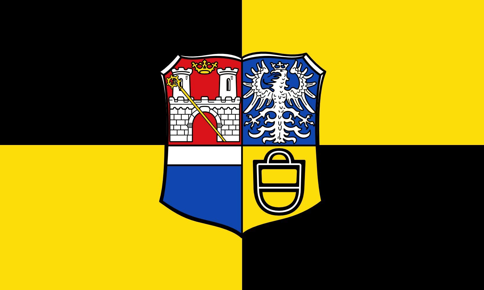 Drapeau Altdorf Pfalz résistant grand format pour pavoisement extérieur