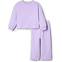 x Sofia Grainge Toddlers and Baby Girls' French Terry Sweatshirt Pant and Top Set
