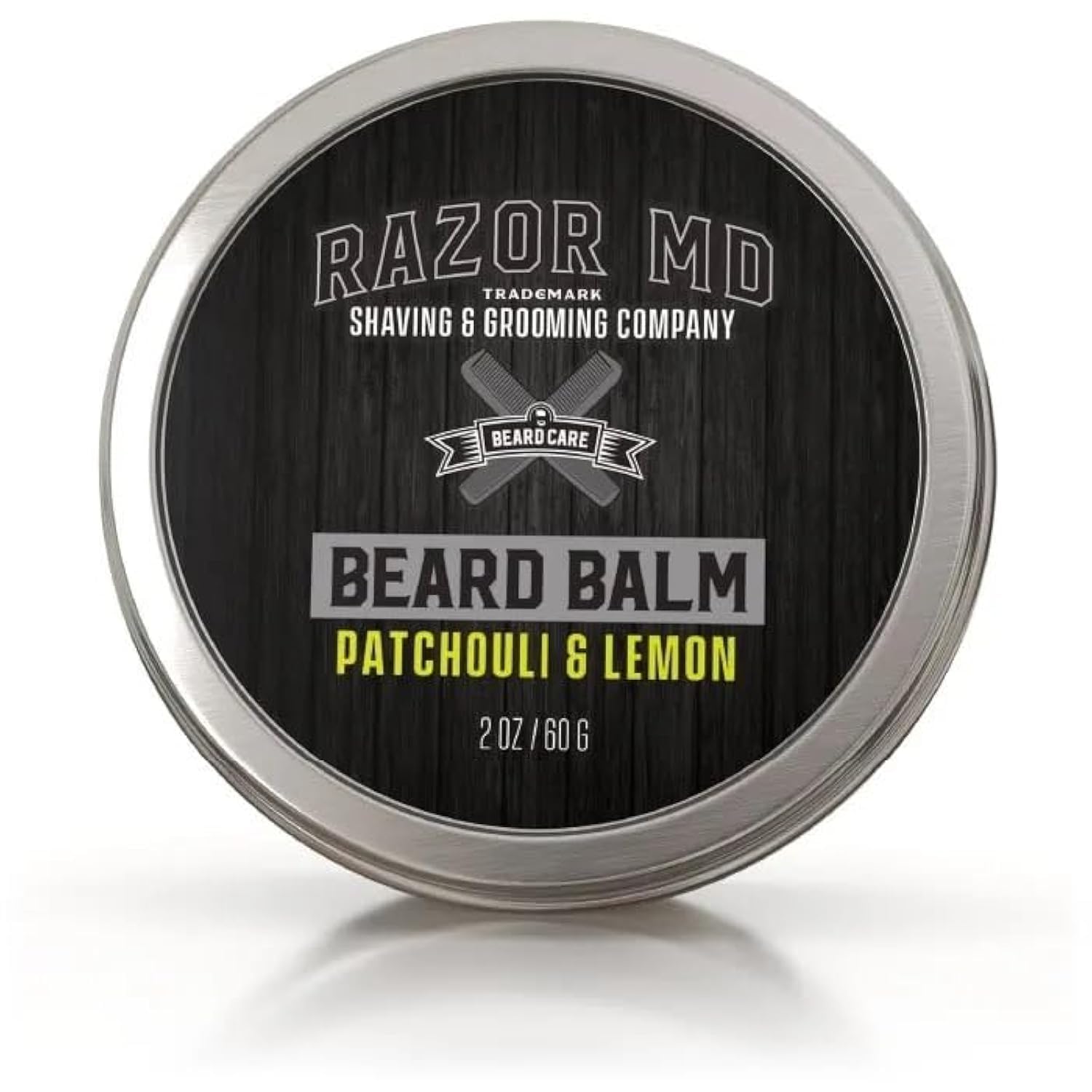 Razor MD Natural Beard Balm for Men Non-Greasy Styling Ideal for Beard Growth Grooming and Care Patchouli Lemon