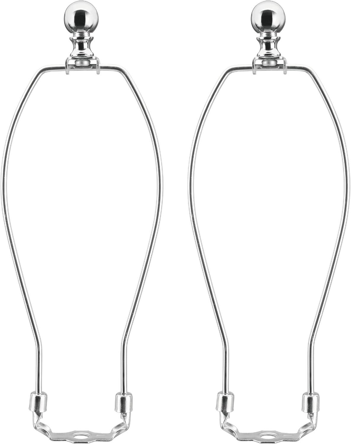 Aspen Creative 2001822 Lamp Harp Set, Satin Nickel