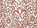 Linon Morocco Lava Manhattan Stain Barstool Bar Stool, 17.75