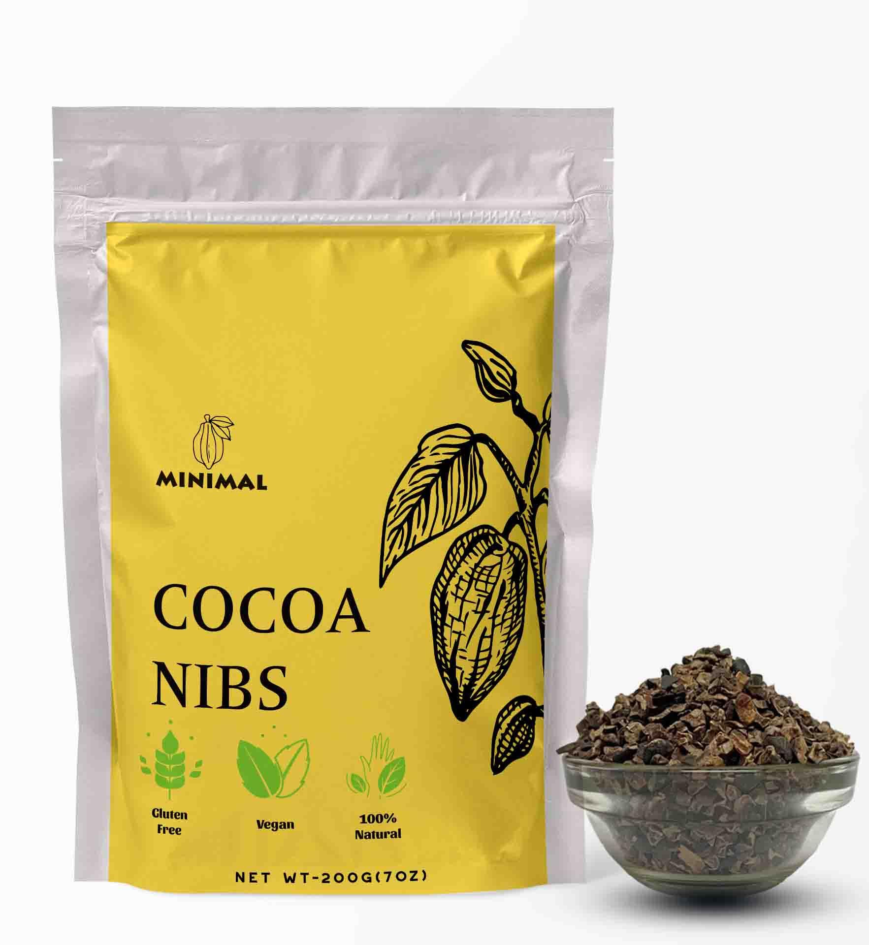 Minimal Cocoa Nibs 200g (Roasted Cacao Nibs Raw Rich In Flavour) (B0DDCNJQVF) Amazon Price History, Amazon Price Tracker