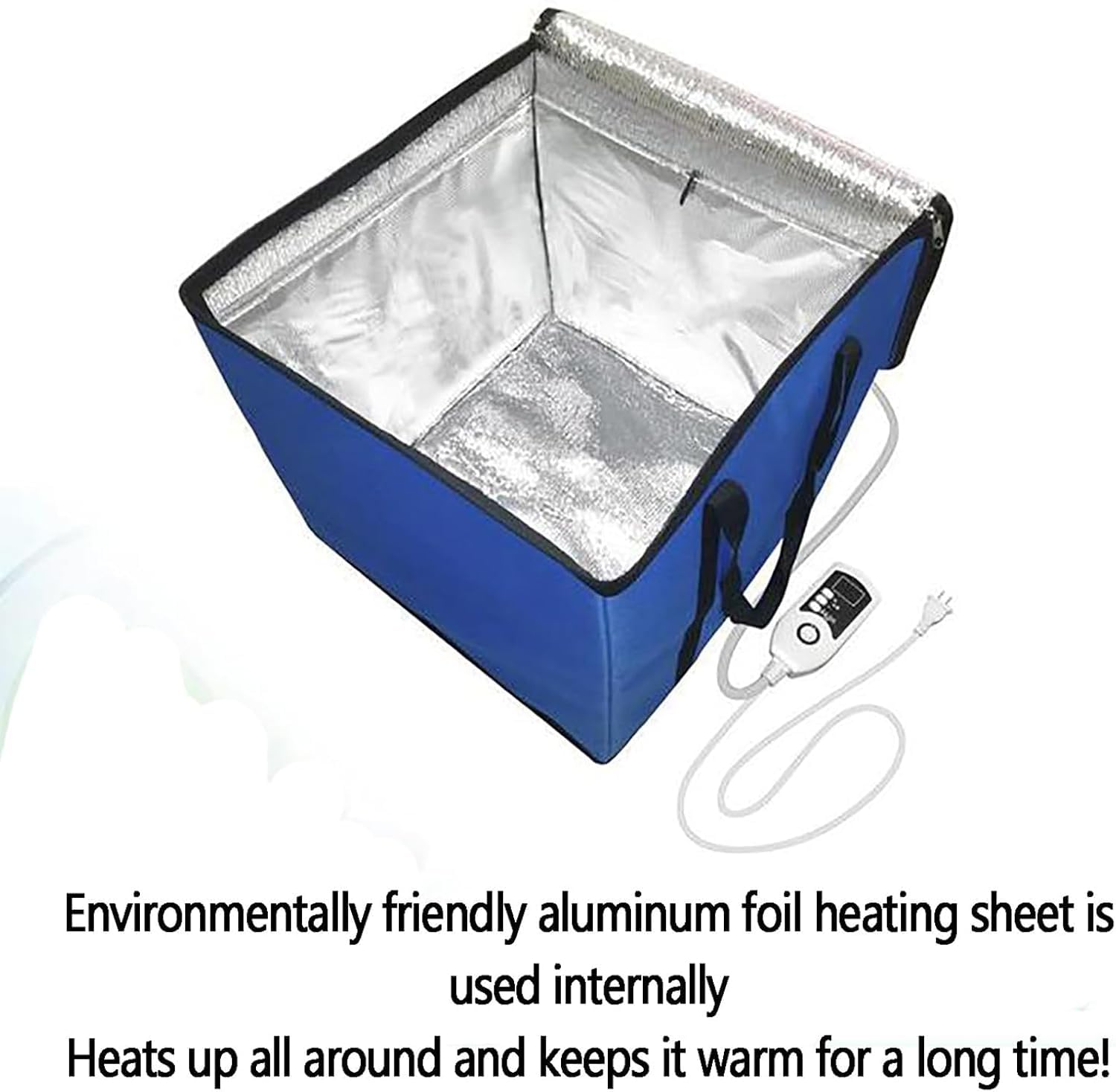 Borsa per lievitazione Pieghevole, Scatola per fermentazione dell'impasto, impostazione della Temperatura da 1 a 60 Gradi, Riscaldamento Uniforme, Design Portatile, Set per Pane e Yogurt, Mi