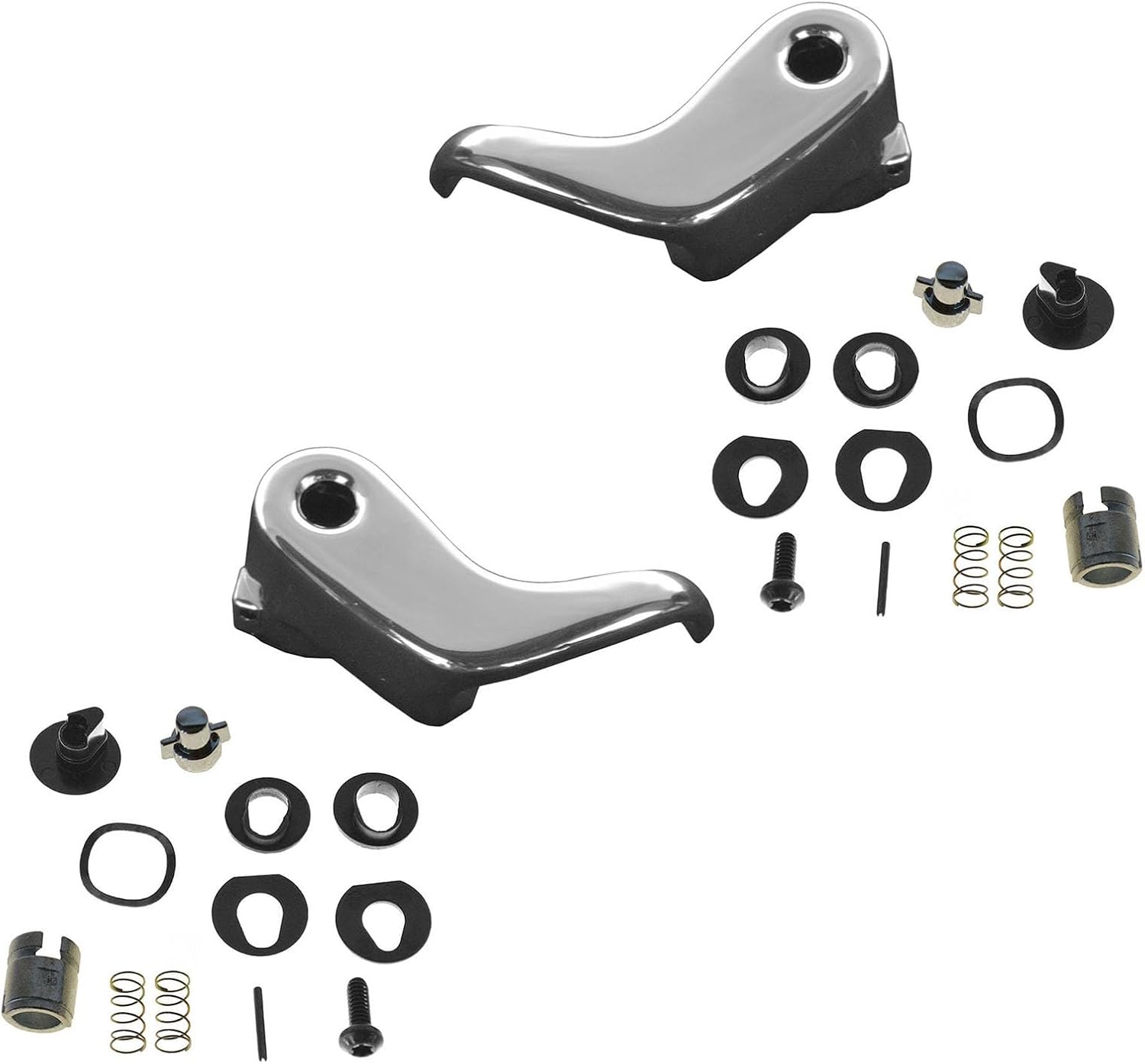 TRQ Front Driver and Passenger Side Vent Window Crank Handle Compatible with 1980-86 Chevy GMC C/K 20 30 2500 3500 1975-93 Chevy GMC G10 G20 G30 Van 1980-91 3500 P30