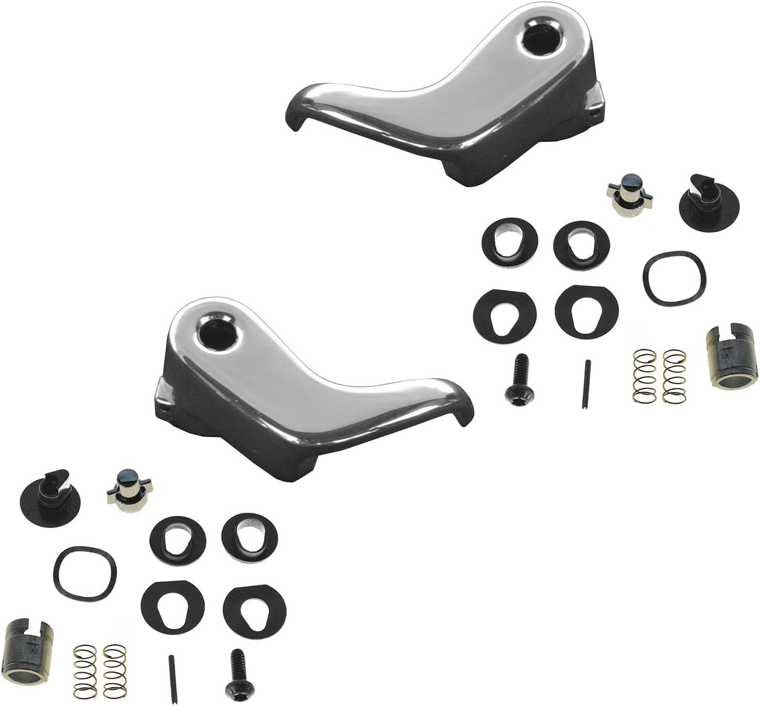 TRQ Front Driver and Passenger Side Vent Window Crank Handle Compatible with 1980-86 Chevy GMC C/K 20 30 2500 3500 1975-93 Chevy GMC G10 G20 G30 Van 1980-91 3500 P30