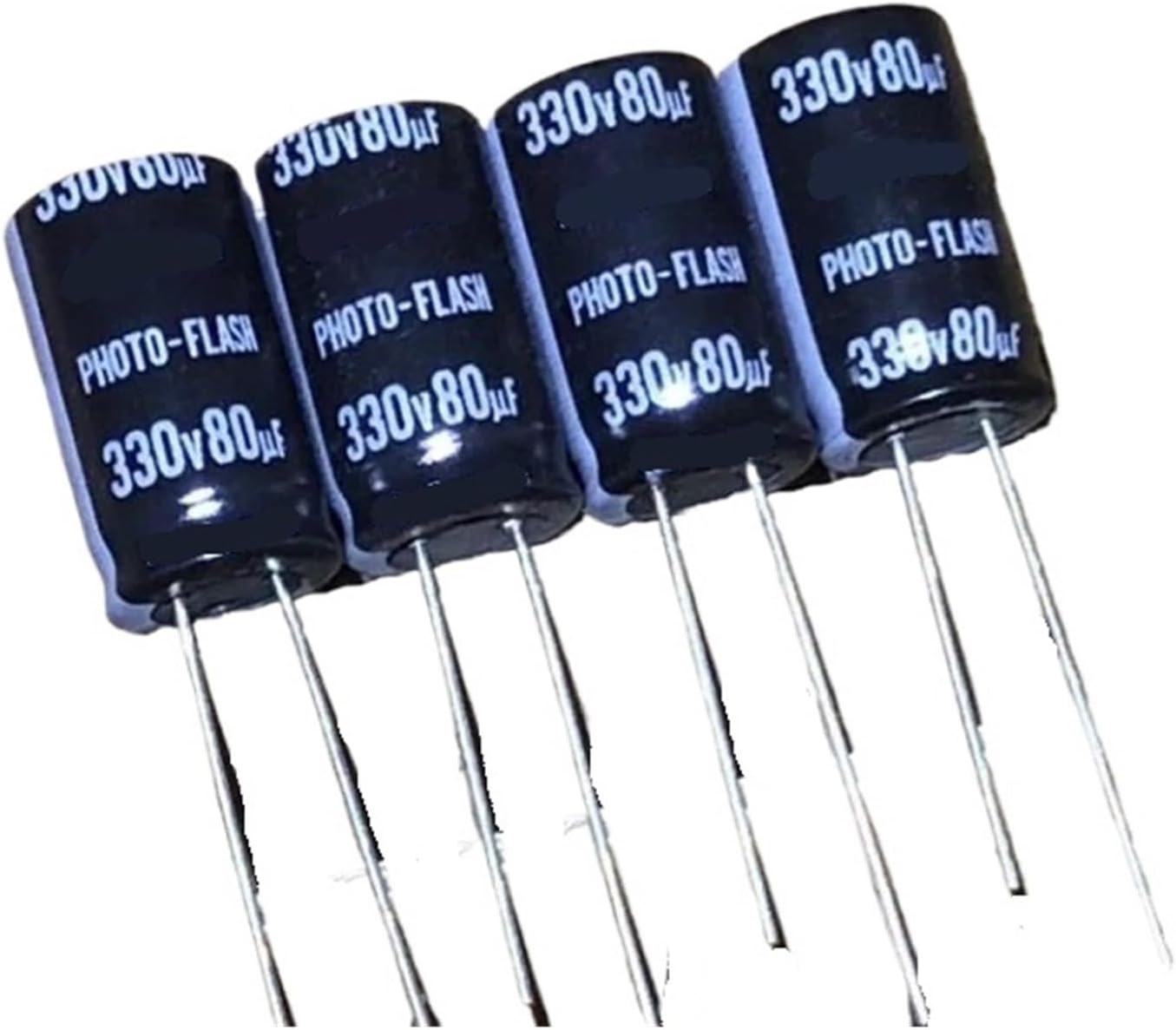 10Pcs 80uF 330V Photo Flash Capacitor 13x23mm Electrolytic Capacitor 330V80uF Capacitor
