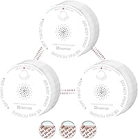 HEIMAN Wireless Interconnected CO Detector 3-Pack: UL 2034 Certified, 10-Year Figaro Sensor, Battery Powered for Home RV