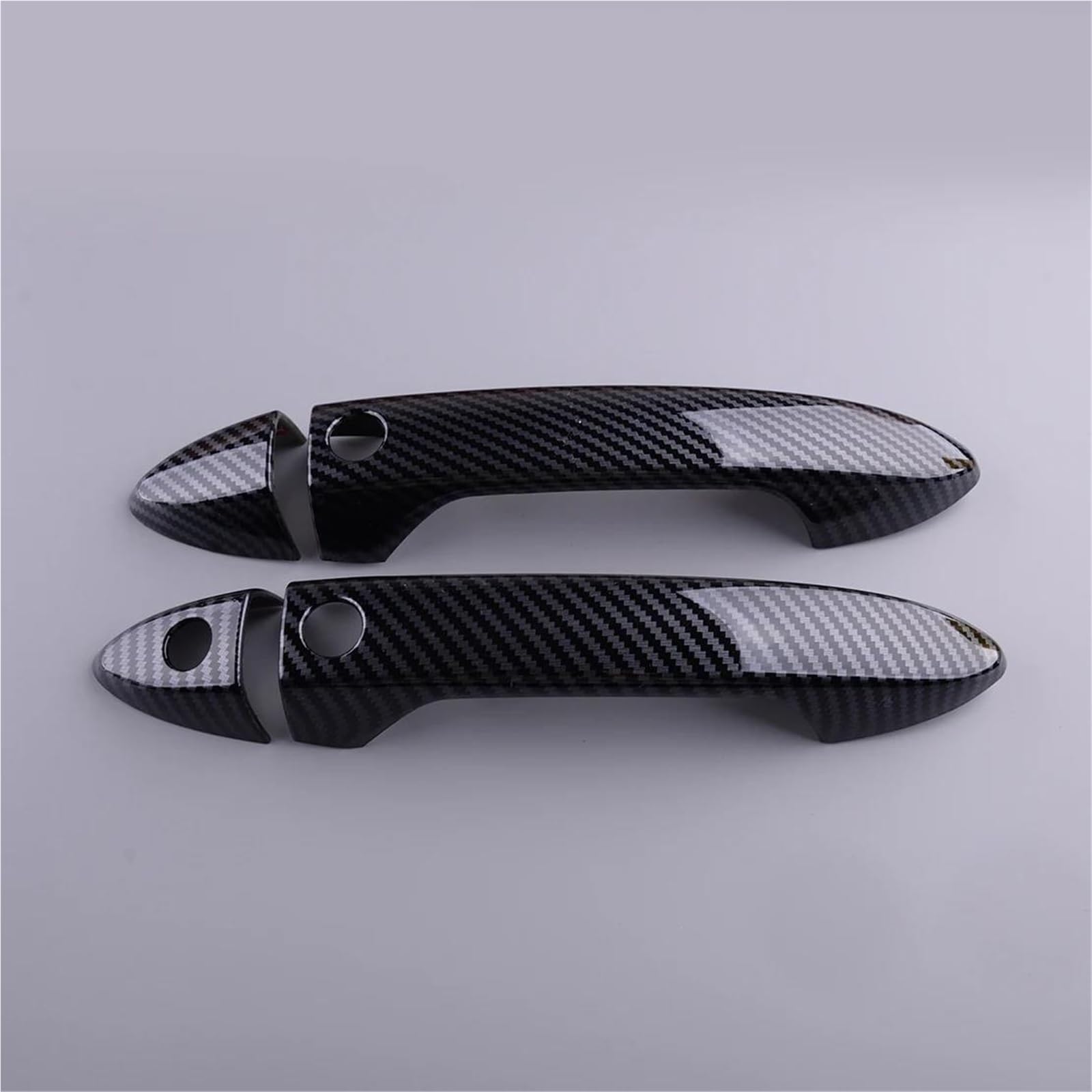 PIWINE ABS Carbon Fiber Style Exterior Front Side Smart Door Handle Cover Trim for Accord Coupe 2013 2014 2015 2016 2017