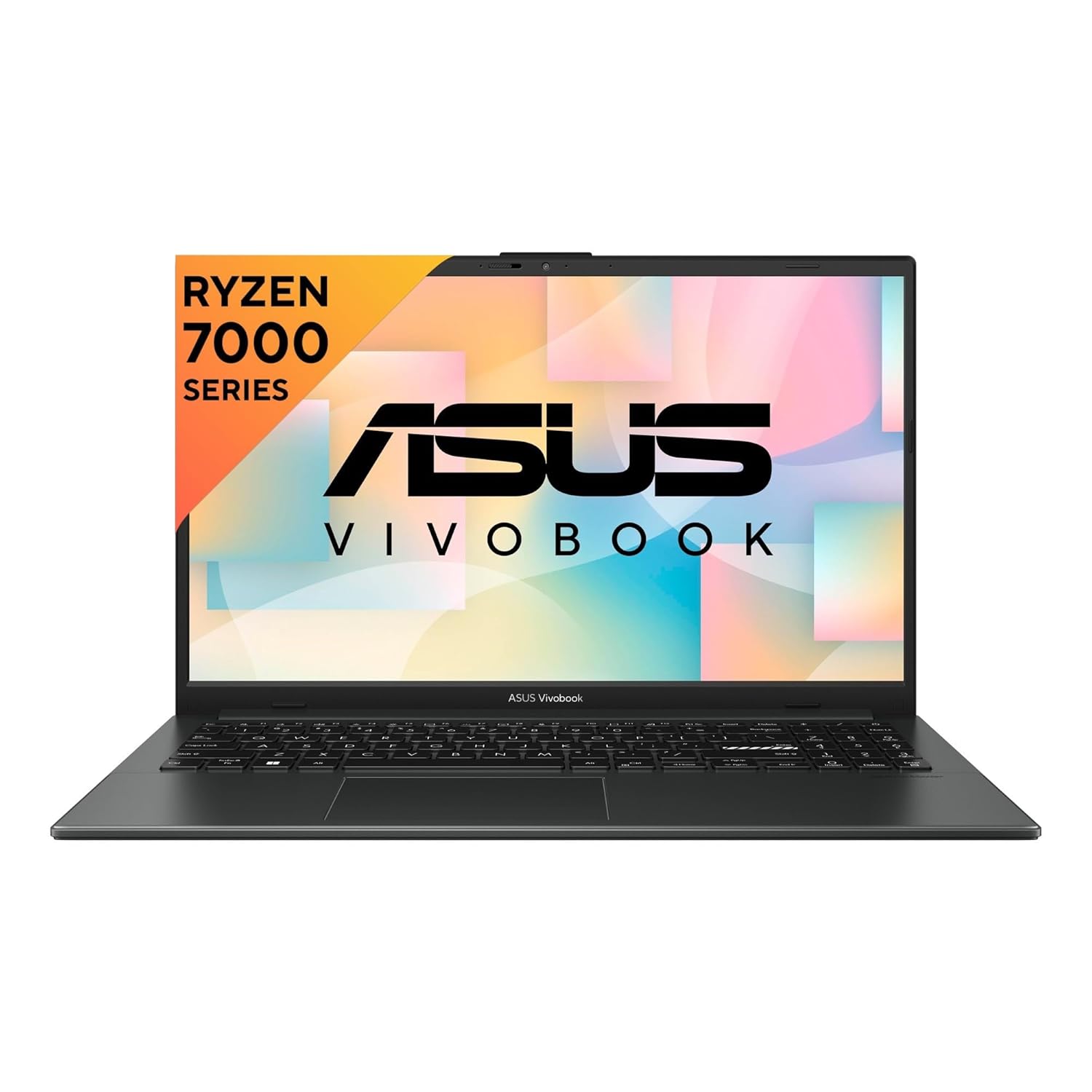 ASUS Vivobook Go 15, AMD Ryzen 3 7320U Thin & Light Laptop(AMD Radeon iGPU/8GB RAM/512GB SSD/FHD/15.6″/60Hz/Windows 11/M365 Basic (1Year)*/Office Home 2024/Mixed Black/1.63 Kg) E1504FA-NJ130WS