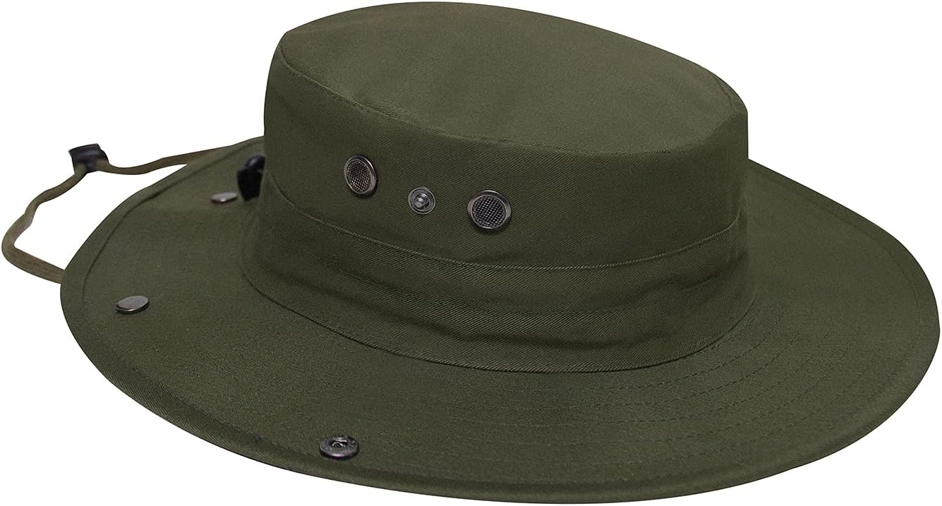 Rothco Adjustable Boonie Hat with Neck Cover – Rugged Outdoor Fishing Bucket Hat