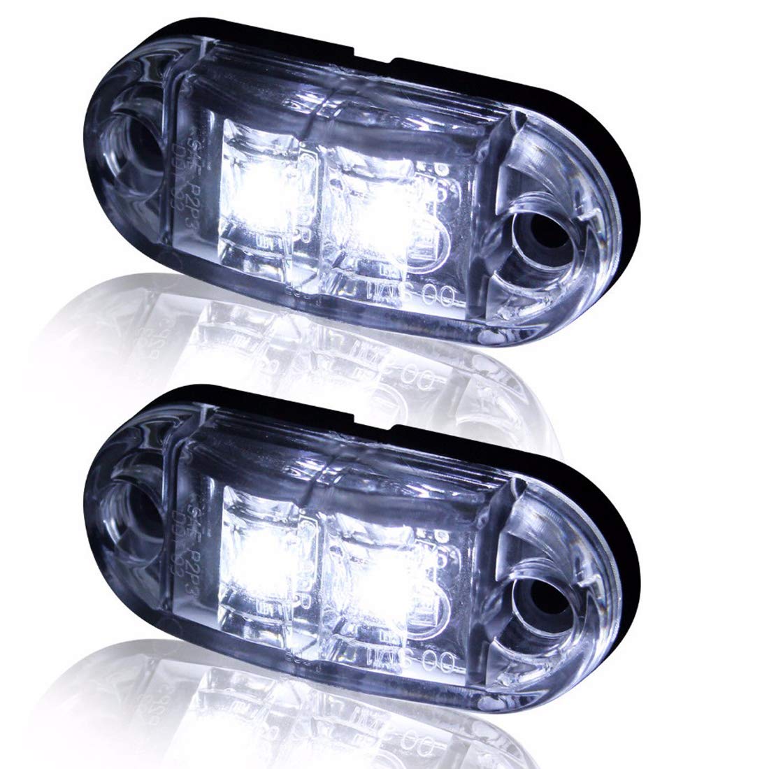 Luci LED Laterali Per Veicoli - 10x Fanali Posizione Ambra 12V/24V