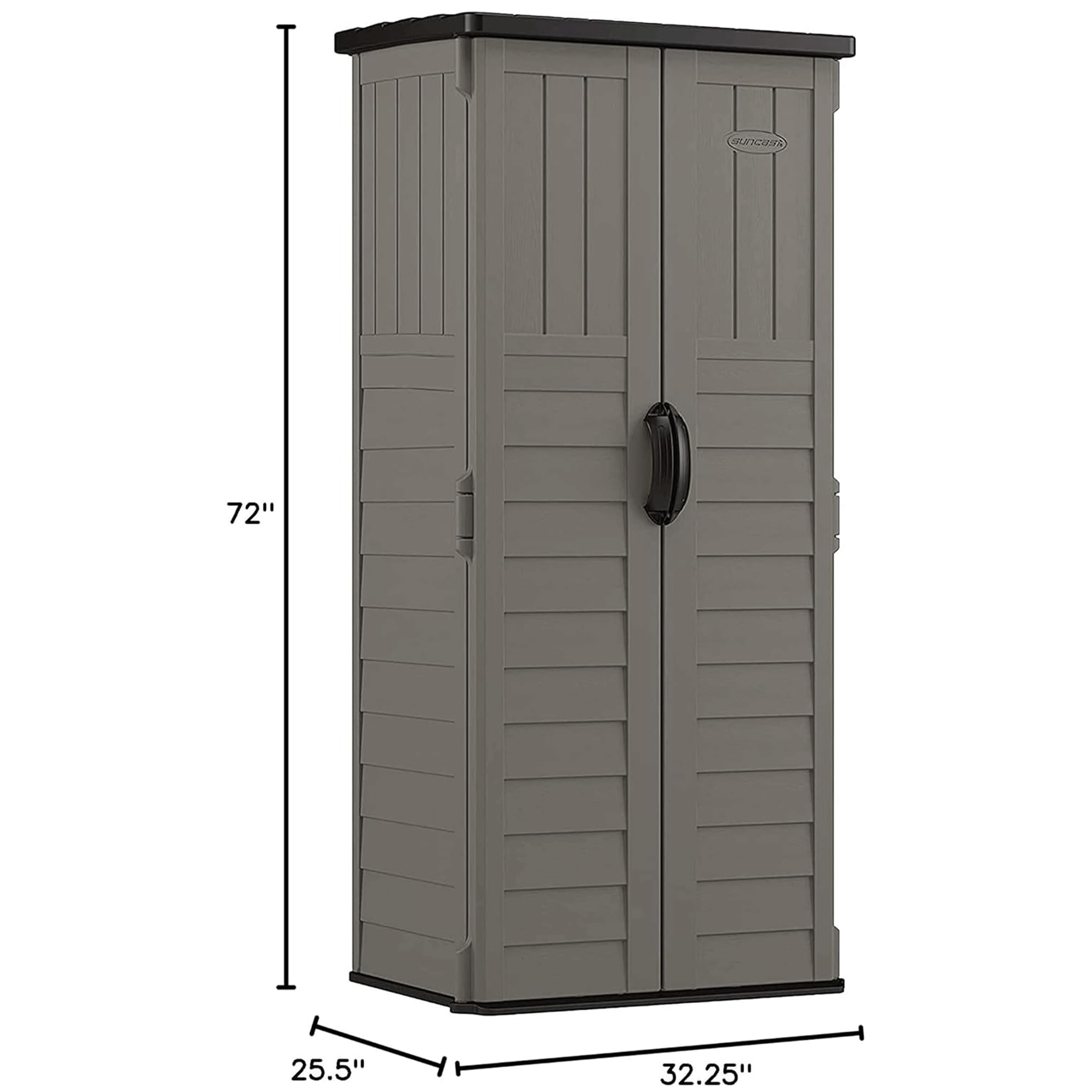 Amazon.com : Suncast 22 Cubic Ft. Vertical Resin Outdoor Storage