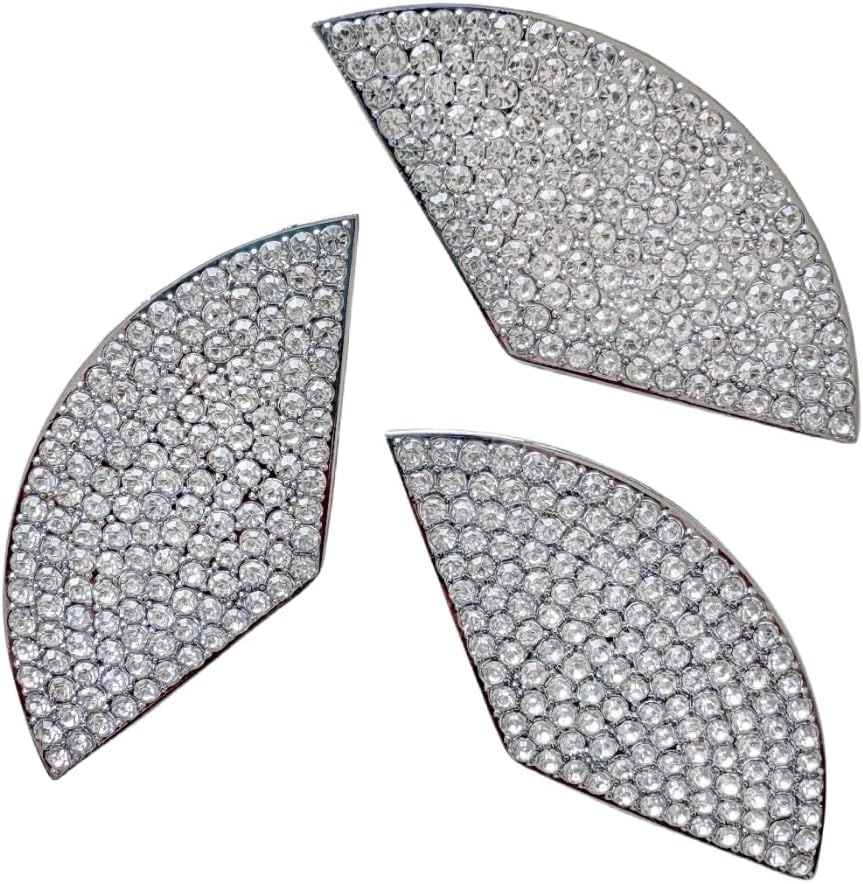 Car Bling Accessories Decals Trunk Sign Emblem Sticker Compatible with Mercedes Benz Modification Rhinestone Crystal Decals Accessory (Silver, for 2013-2026 A200 A Class)