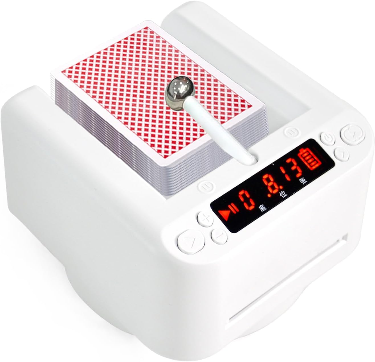 Baufon Automatic Card Dealer Machine, Advanced 360° Rotating 1 2 Decks