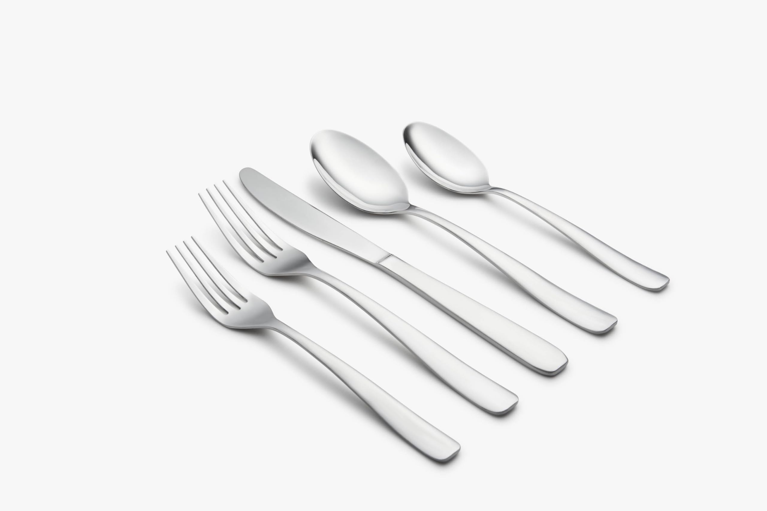 Amazon.com | Cambridge 284142CSLG4 Bourne 42-Piece Flatware Set