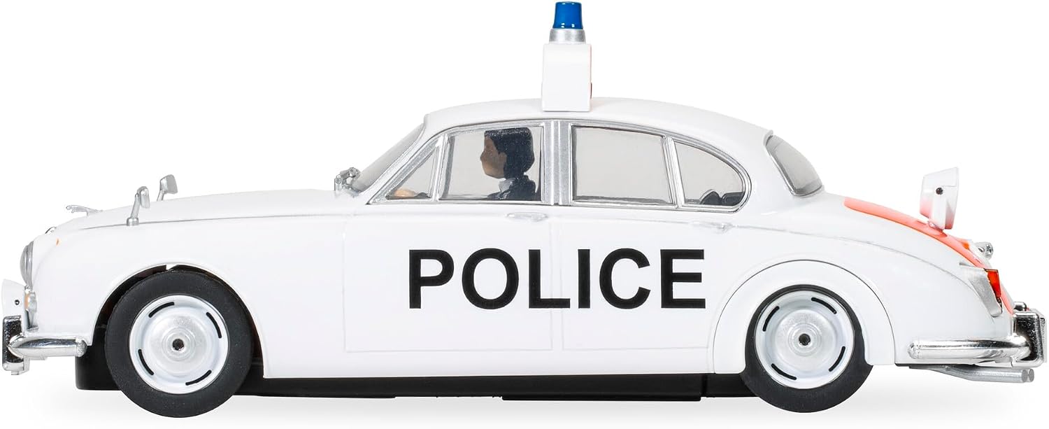 Scalextric Jaguar MK 2 Police Car 1:32 Slot Race Car C4420
