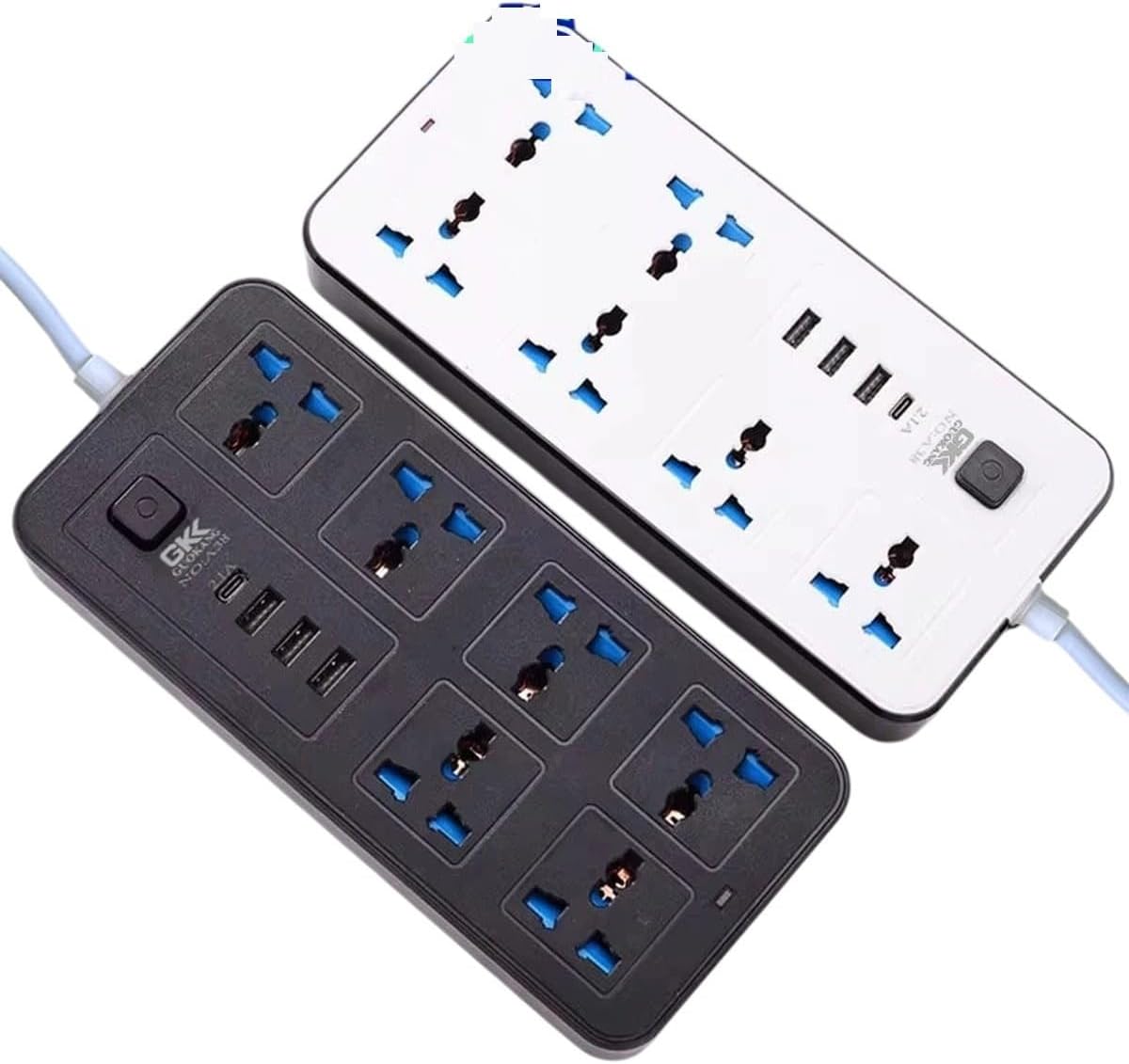 New 2026 Compatible with Multiple Devices Plug Power Multi Tap EU US UK AU Outlet Power Strip Extension Cord USpB TypeC Port Charge Electrical Power Board Socket