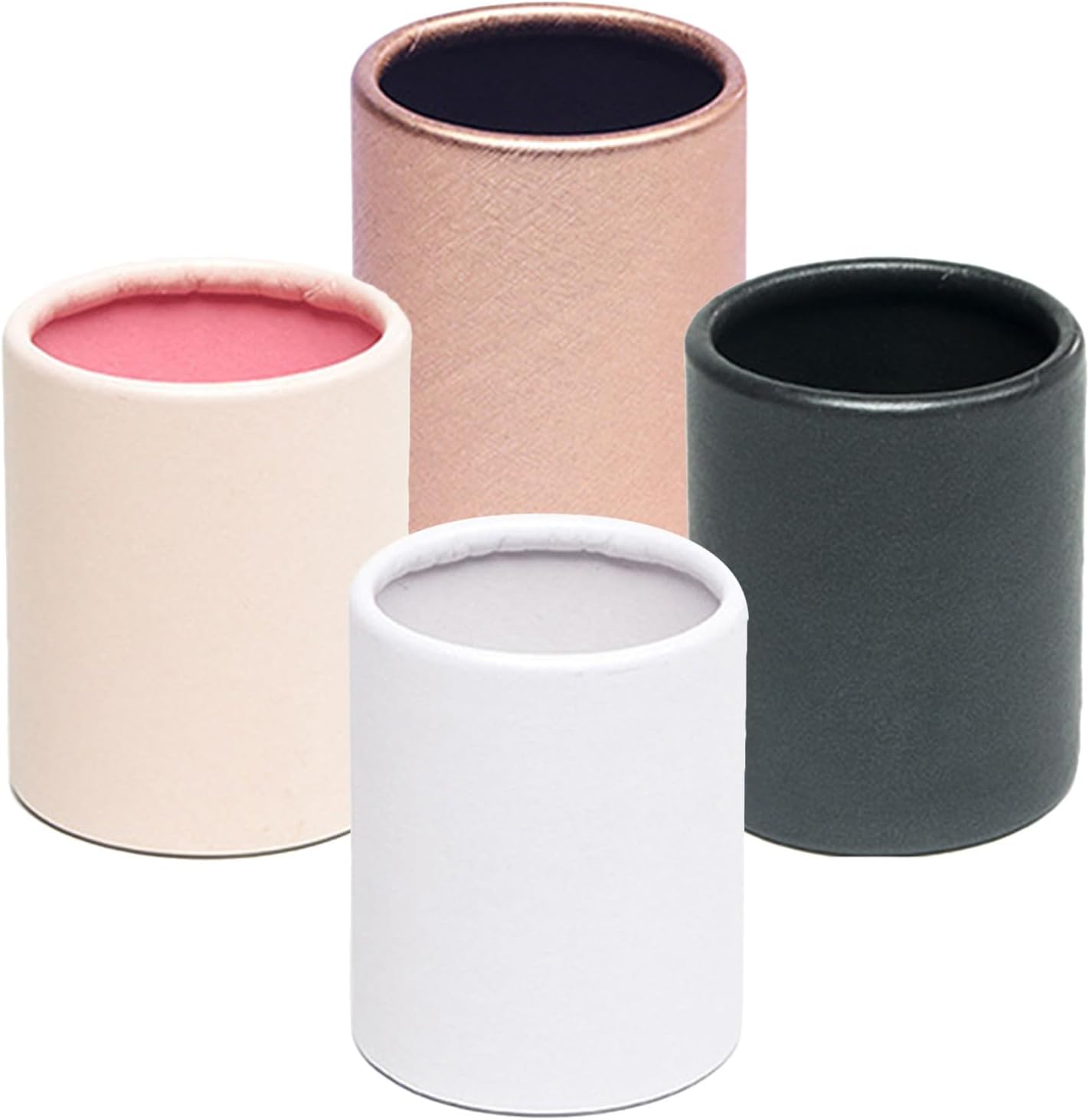 4pcs Small Round Cylinder Paper Flower Box for Bouquet Storage