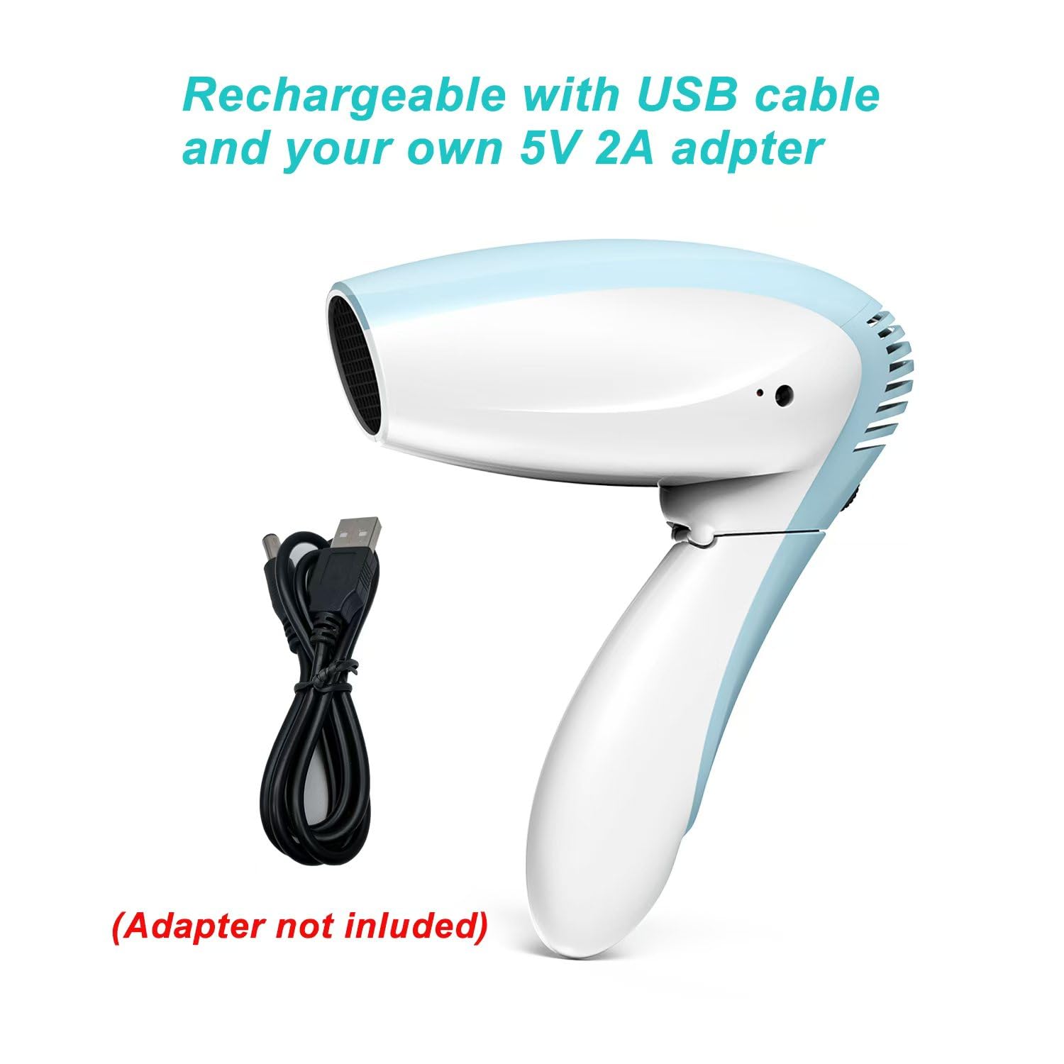 Cordless Hair Dryer, Wireless Blow Dryer, Only Cold Wind Battery