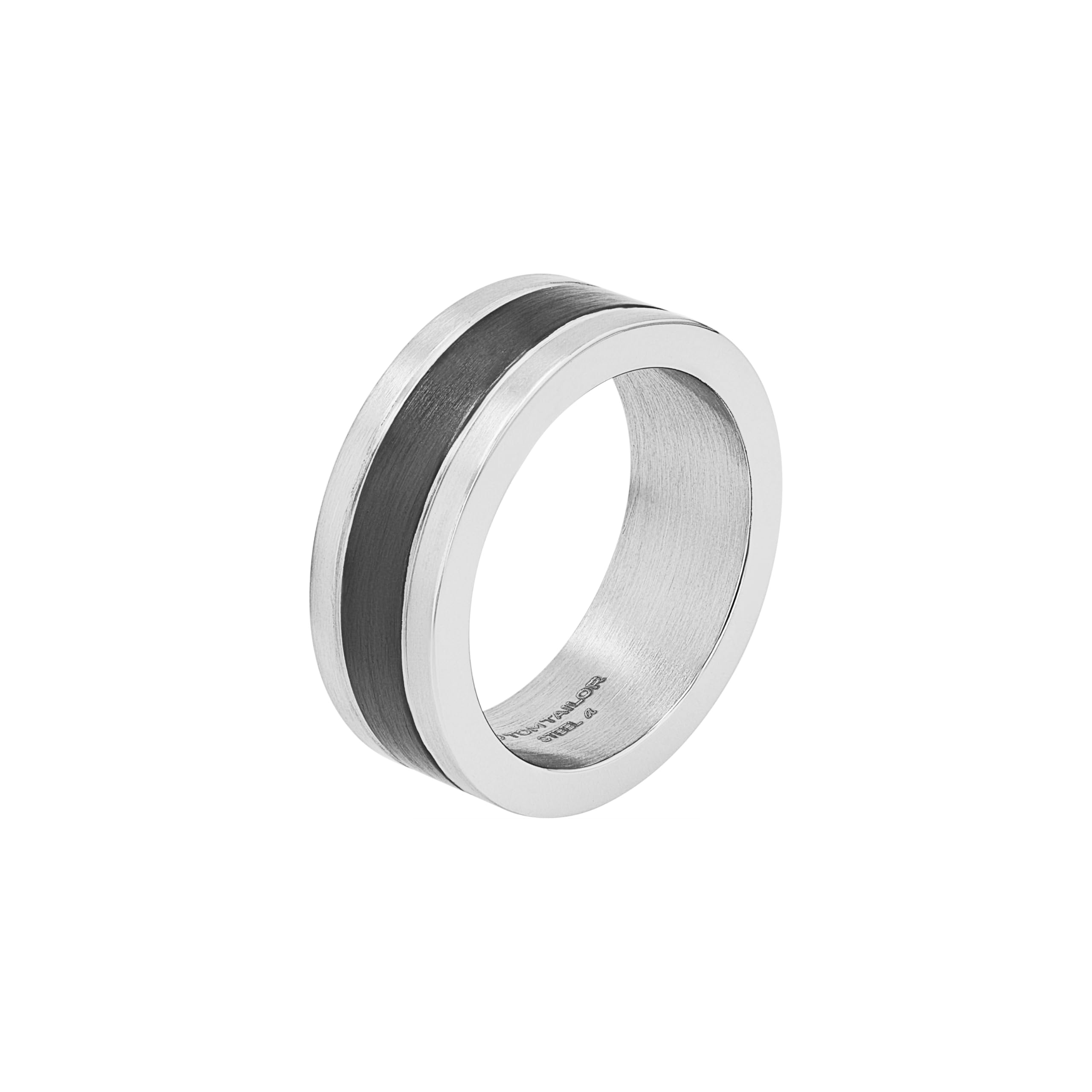 TOM TAILOR Ring für Herren, Edelstahl, 8 mm, Bicolor, Geschenkidee, Herrenschmuck, Ringe