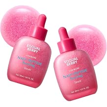 EQQUALBERRY NAD+ Peptide Boosting Serum Double Pack | 14 Peptide Serum for Face, Neck & Body | Niacinamide 2% & Vegan Collagen for Anti-Aging, Firming&Lifting | Korean Skincare, 1.01 fl oz Pack of 2