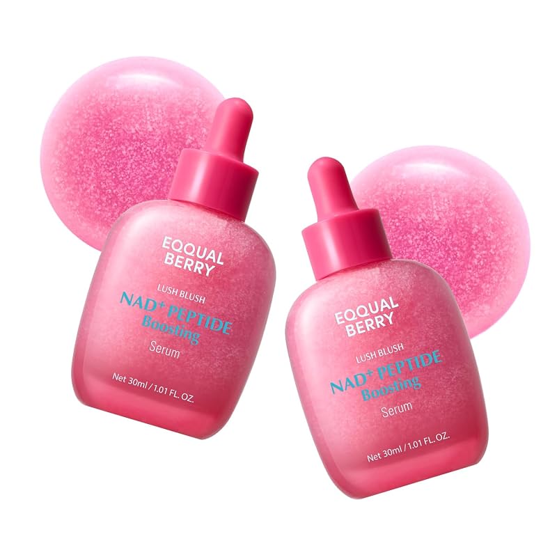 Sérum facial EQQUALBERRY NAD+ com peptídeos, 30 mL, pacote com 2