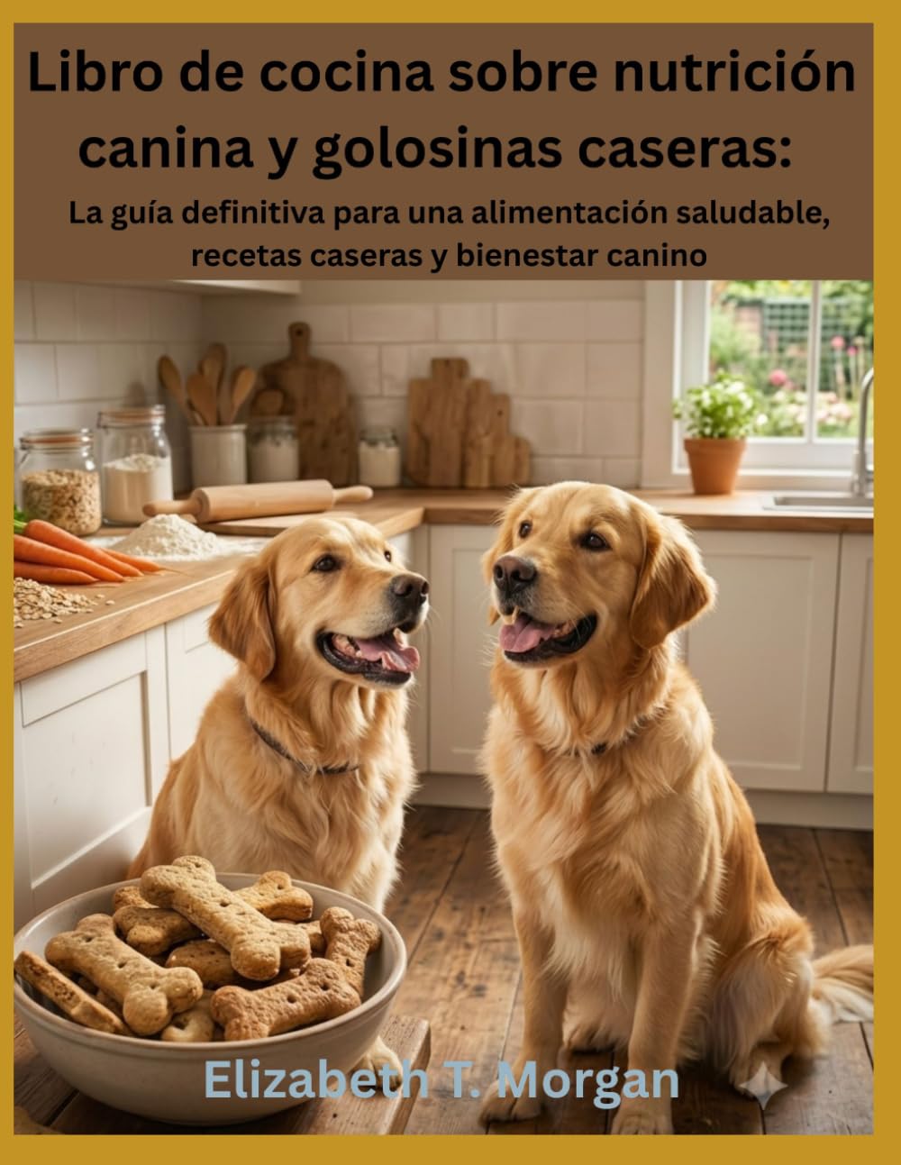Libro de cocina sobre nutrición canina y golosinas caseras: La guía definitiva para una alimentación saludable, recetas caseras y bienestar canino