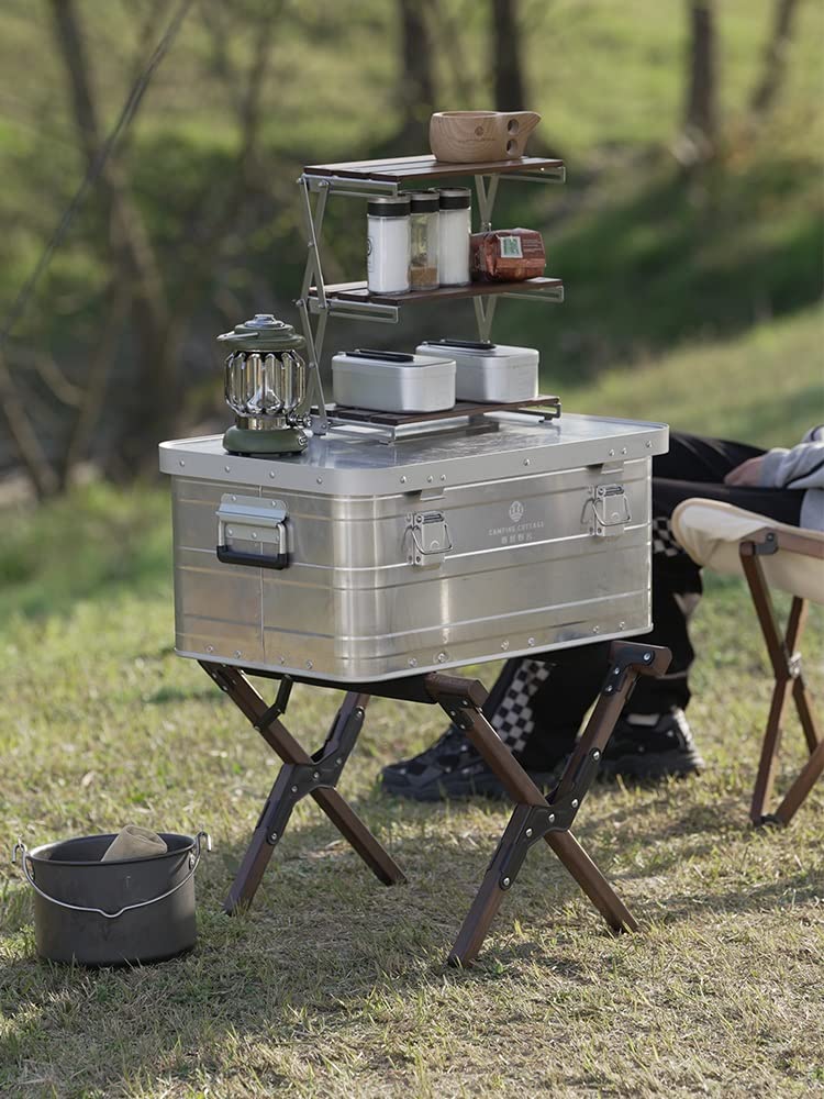 Amazon | ☆ウッドクーラーボックススタンド☆木製クーラースタンド