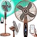 Produktbild KESSER® Standventilator Metall mit Fernbedienung APP Funktion WiFi, Timer Standlüfter - Oszillationsfunktion 80 Grad, 55W  3 Geschwindigkeitsstufen, höhenverstellbarer Ventilator Standfuß Copper