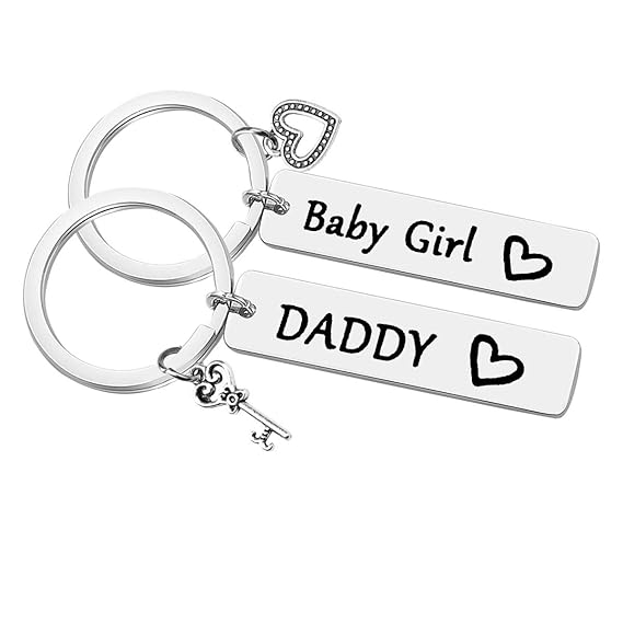 Father Daughter Gift Keychain Dad Keychain Daddy And Baby Girl Keychain Daddy Loves Daughter Keychain Daddy Gift From Daughter Dad Daughter Christmas Birthday Gift Father S Day Gift For Dad Amazon In Bags