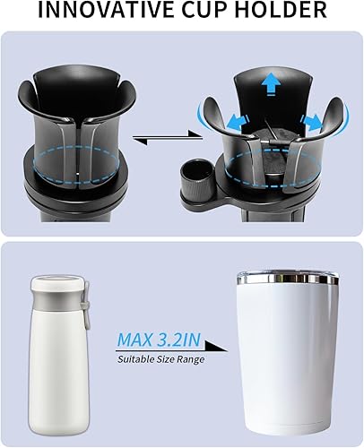 Miniatura 4 de Soporte para tablet para automóvil, soporte de teléfono de doble rotación, expansor para camión, viaje por carretera, artículos esenciales