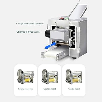 Amazon.co.jp: 業務用電気餃子製造機、自動餃子皮製造機、餃子皮