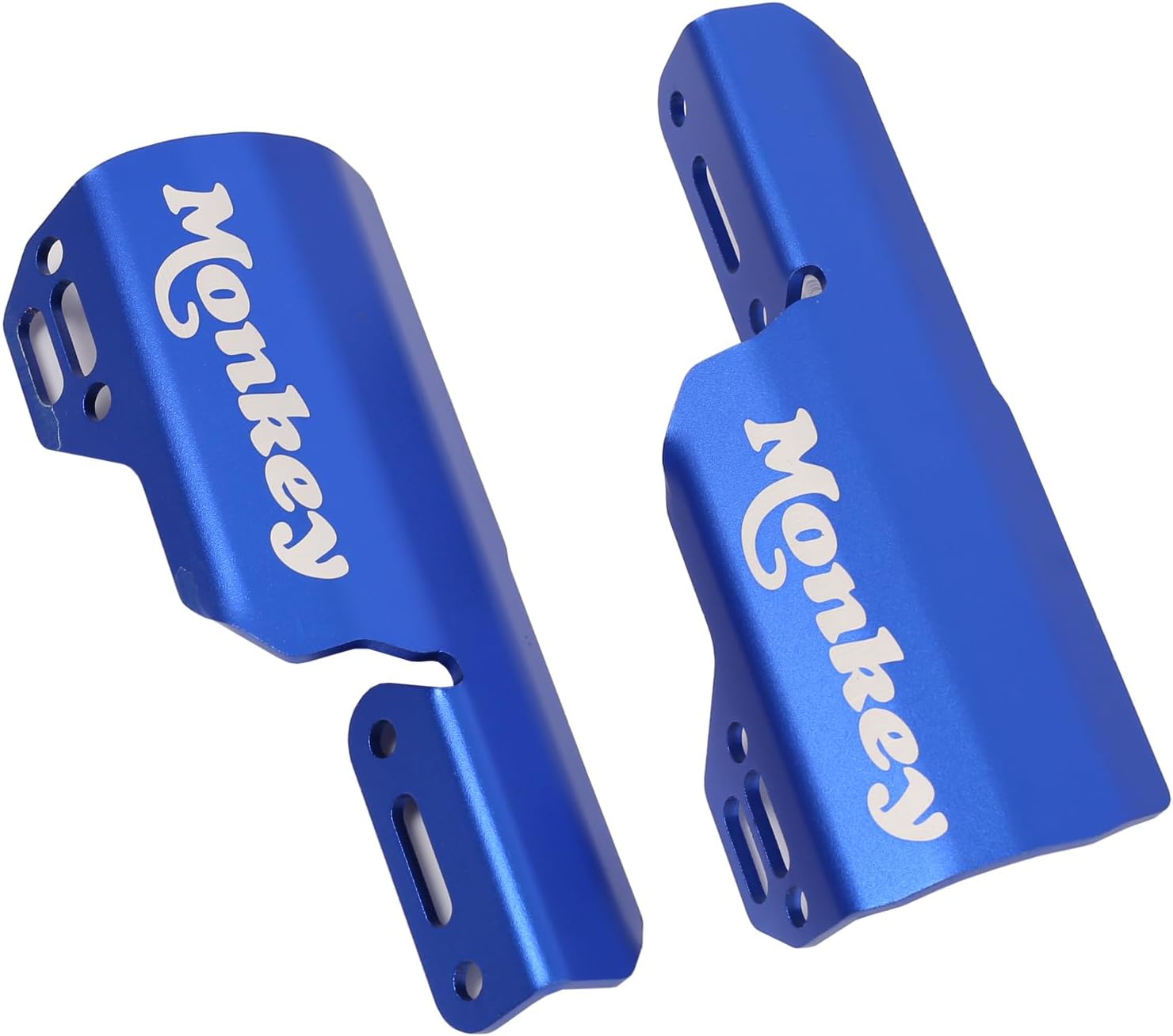 Front Fork Shock Guard for Honda Monkey 125 DAX125 MONKEY125 ST125 DAX 2018-2024 with Monkey Logo (Blue)