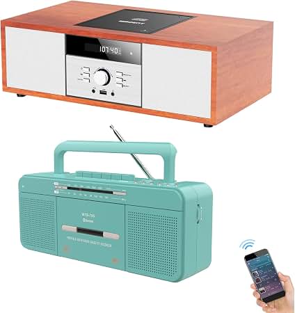 Amazon.com: WTB-797 Nostalgic Bluetooth Stereo System and WTB-795