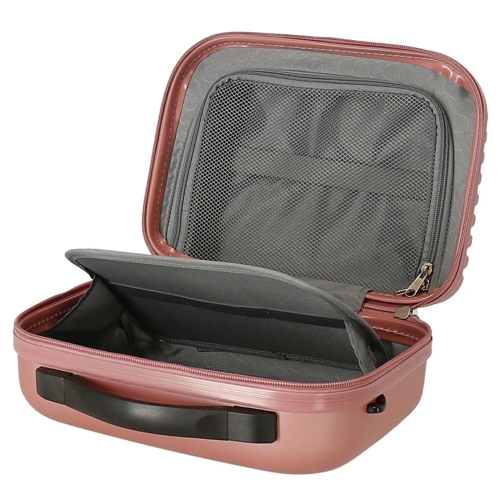 ROLL ROAD, CARNE, Beauty case adattabile con tracolla