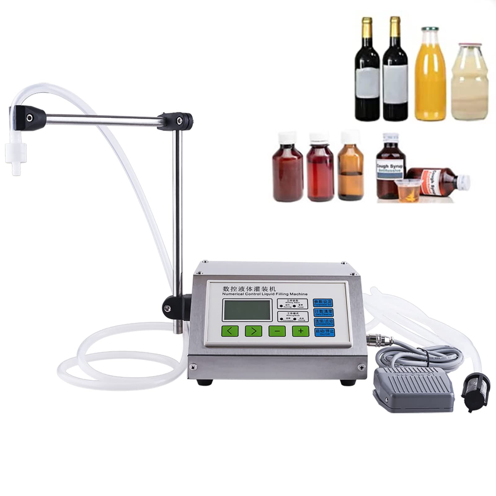 Liquid Filling Machine, Electric Liquid Filling Machine, 5-99999Ml/G Single Head Liquid Filling Machine, Electric Digita