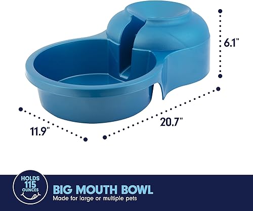 Miniatura 2 de Petmate Big Blue - Cuenco de agua para exteriores, 5 galones, (jarra de agua no incluida), fabricado en Estados Unidos