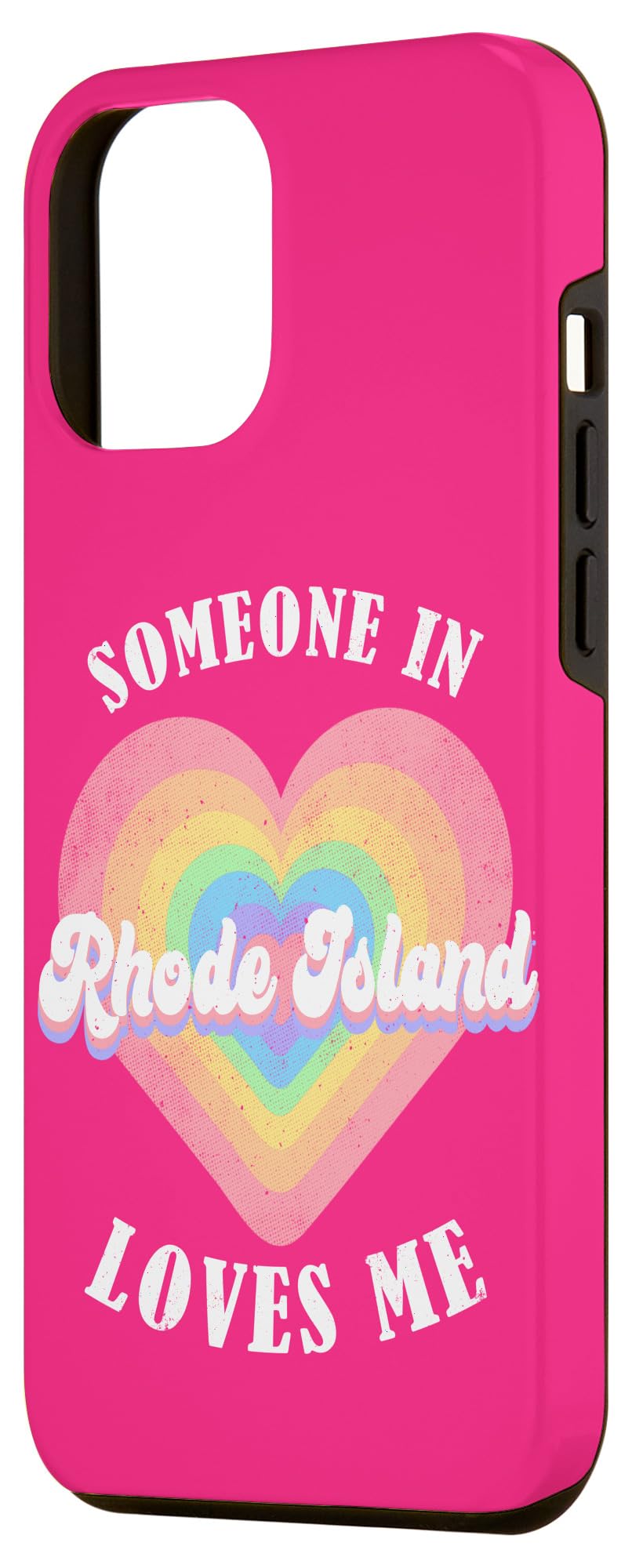 iPhone 15 Plus Someone In Rhode Island Loves Me Heart Retro Groovy Case - Image 2