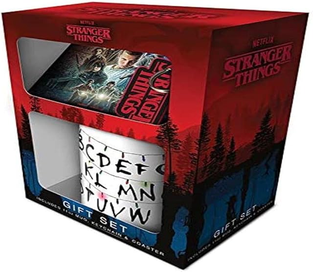 Stranger Things (Iconic) Mug Coaster and Keychain Gift Set