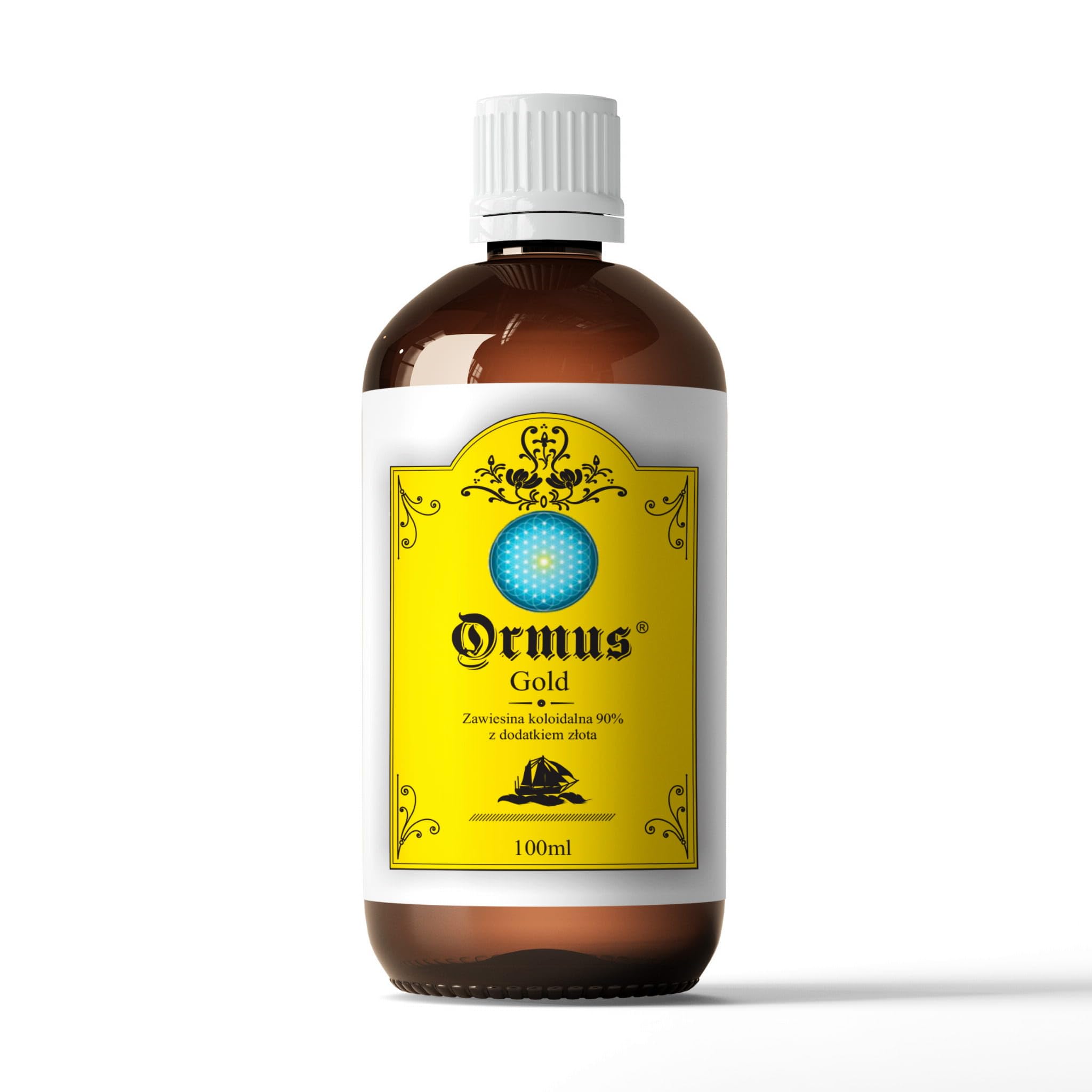 Ormus® Gold 100ml 90% Elemente des Lebens 100% Natural, Gold Silber Iridium Platin Rhodium Chrom Natürlich ohne Konservierungsstoffe und Füllstoffe