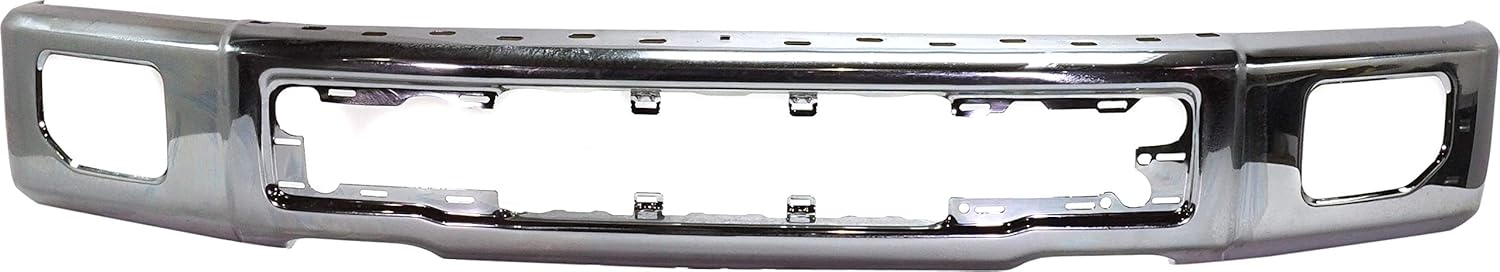 Garage-Pro Bumper Compatible with Ford F-150 2015-2017 For Models Without Side Cover Holes Chrome Front FO1002422