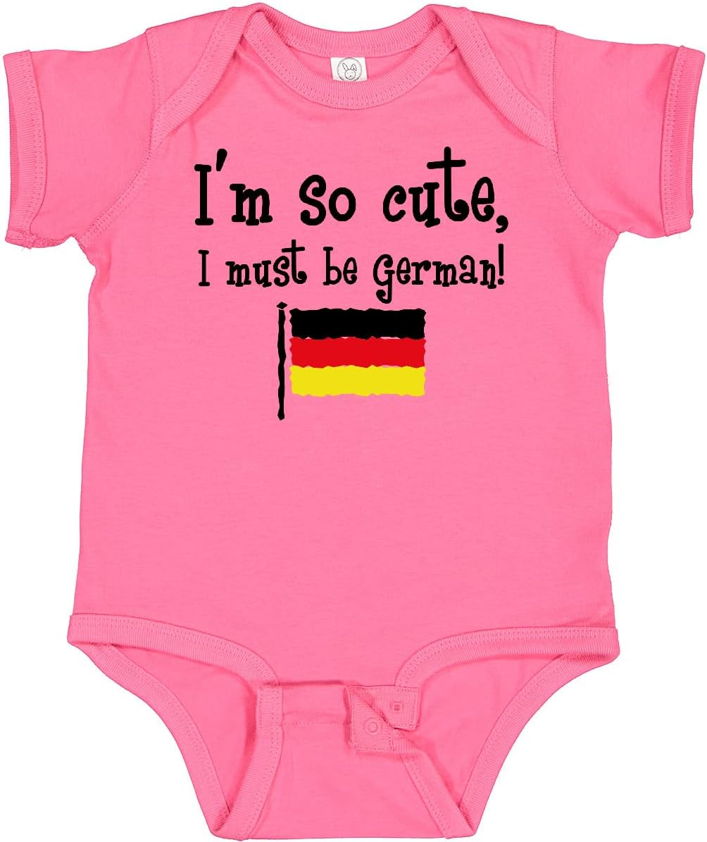 inktastic So Cute German Baby Bodysuit