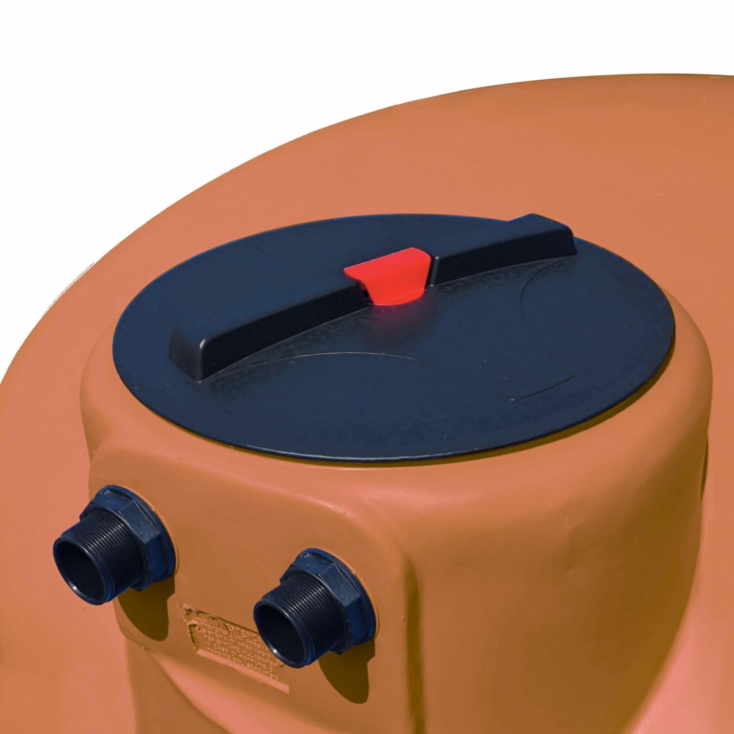 ELBI Serbatoio 1000l Aereo Di Recupero Acqua - Serbatoio Cilindrico Terracotta Pa1000