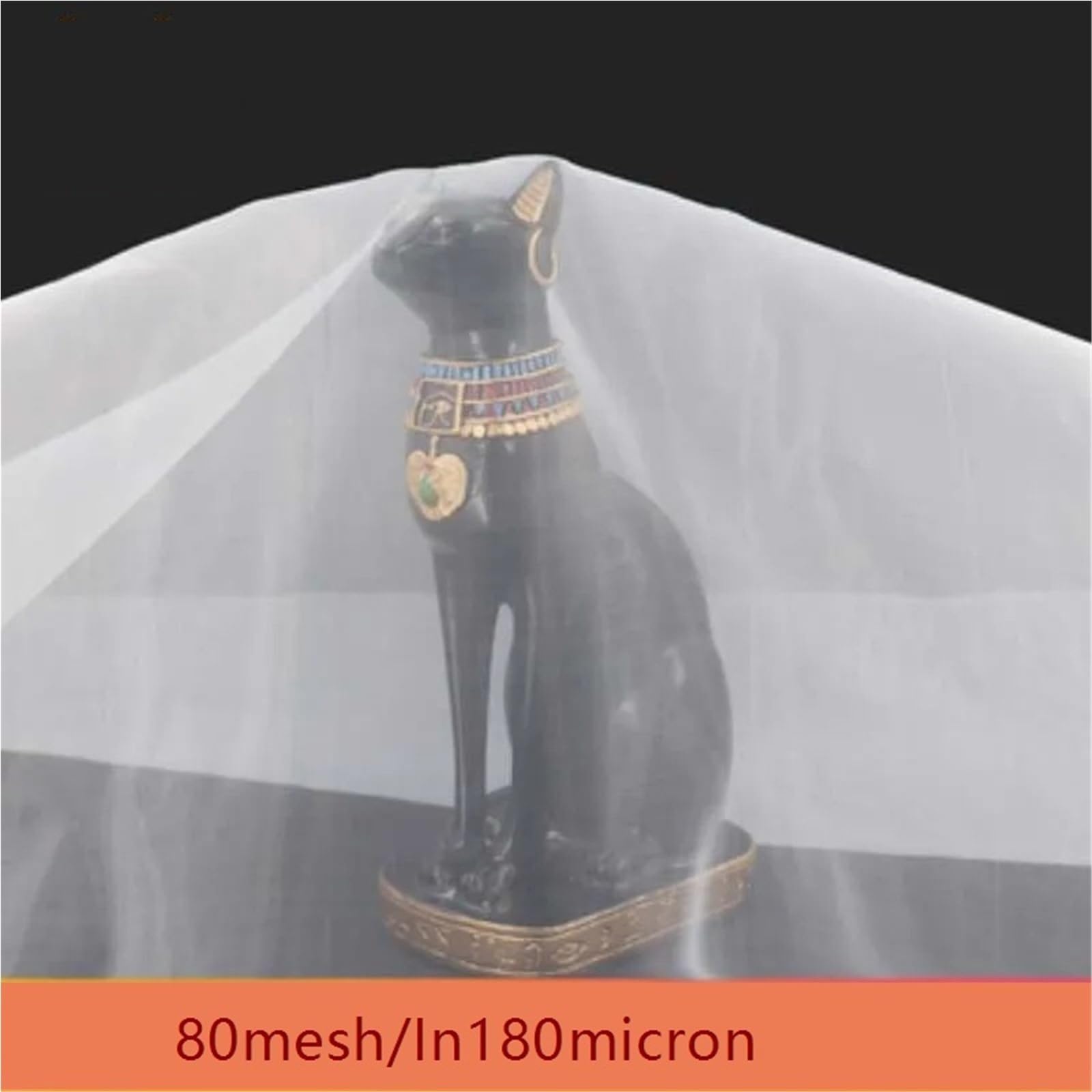 Nylon-Mesh-Gewebe 350/400/450/500 Mesh-Gaze-Filtersieb, weißes Nylon-Netzgewebe for Bohnenkaffee, 1 Stück(80 * 1M*15M)