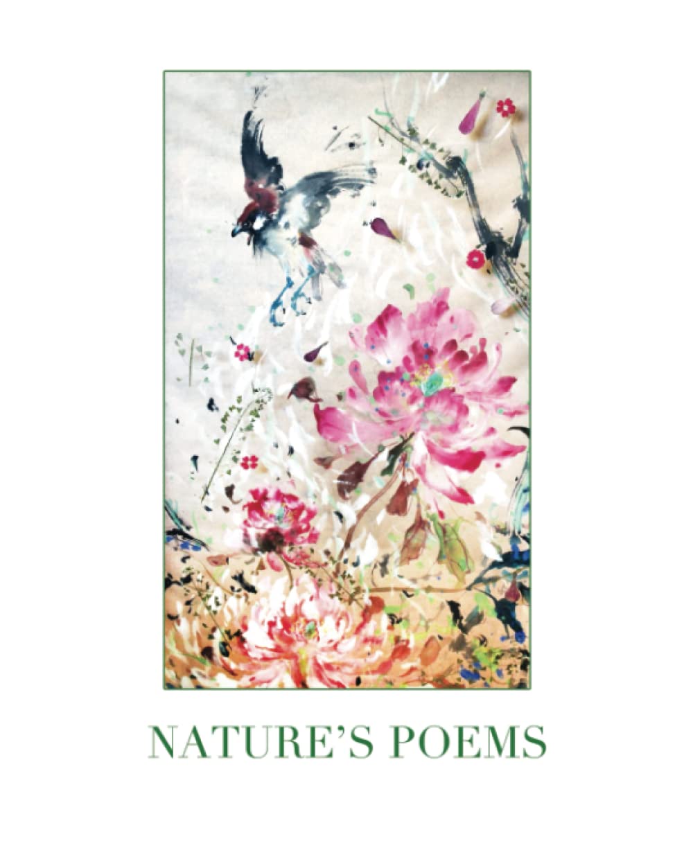 Nature's Poems recueil d'art premium relié Earth Art Poetry