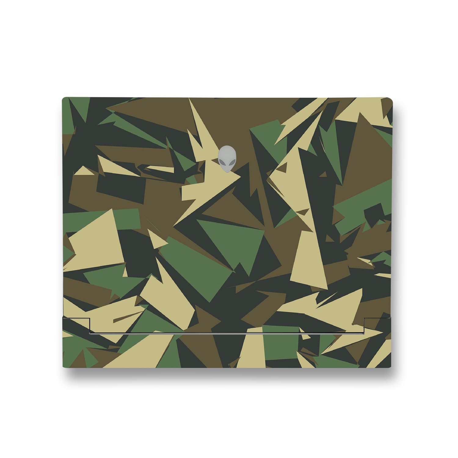 MightySkins Skin Compatible with Alienware X14 R2 (2023) Full Wrap Kit - Polygonal Camo | Protective, Durable, and Unique Vinyl Decal wrap Cover | Easy to Apply &amp; Change Styles | Made in The USA