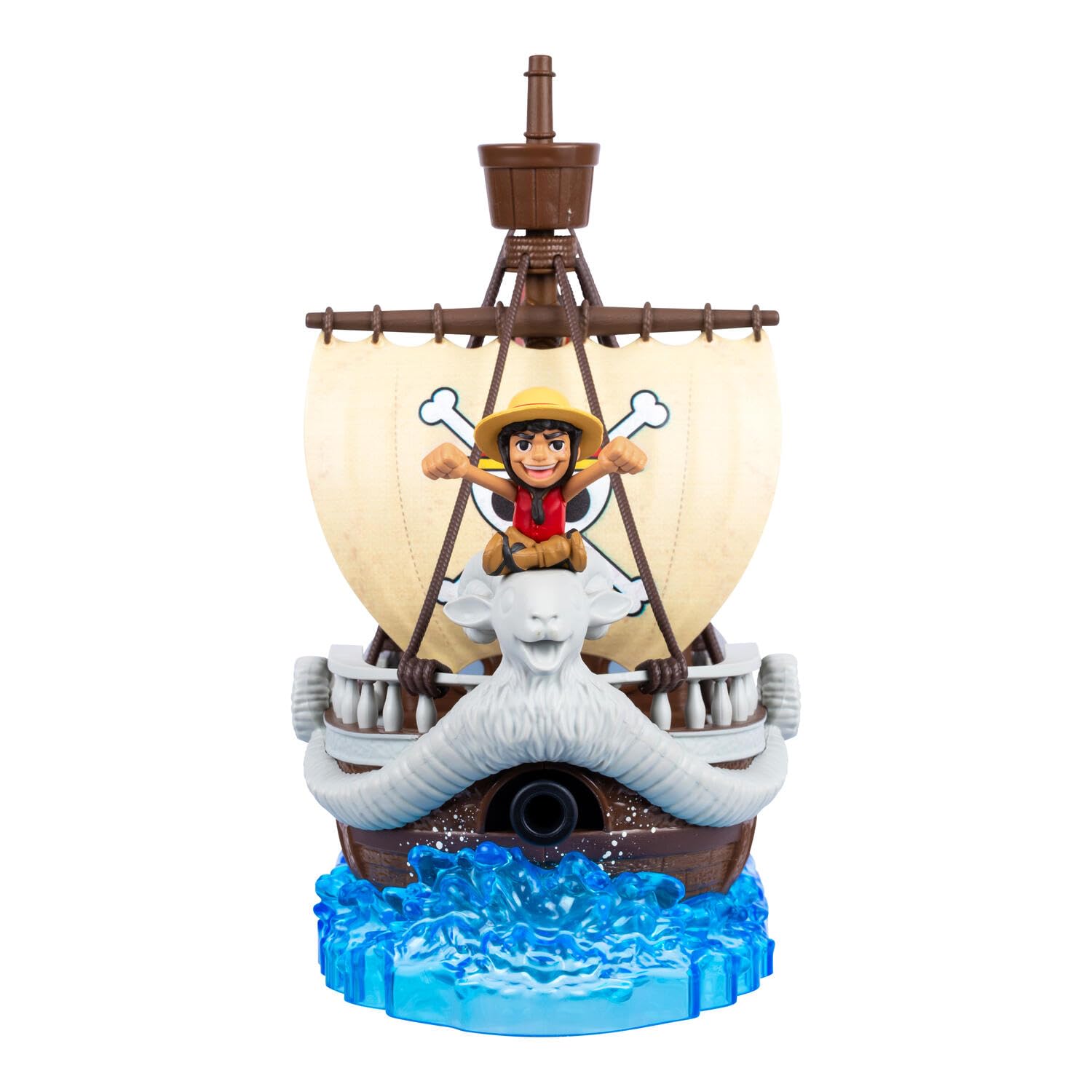One Piece Deluxe-Sammlerschiff Flying Lamb, 24,13 cm, detailgenaues Design zum Spielen und Präsentieren, enthält Exklusive Ruffy-Actionfigur