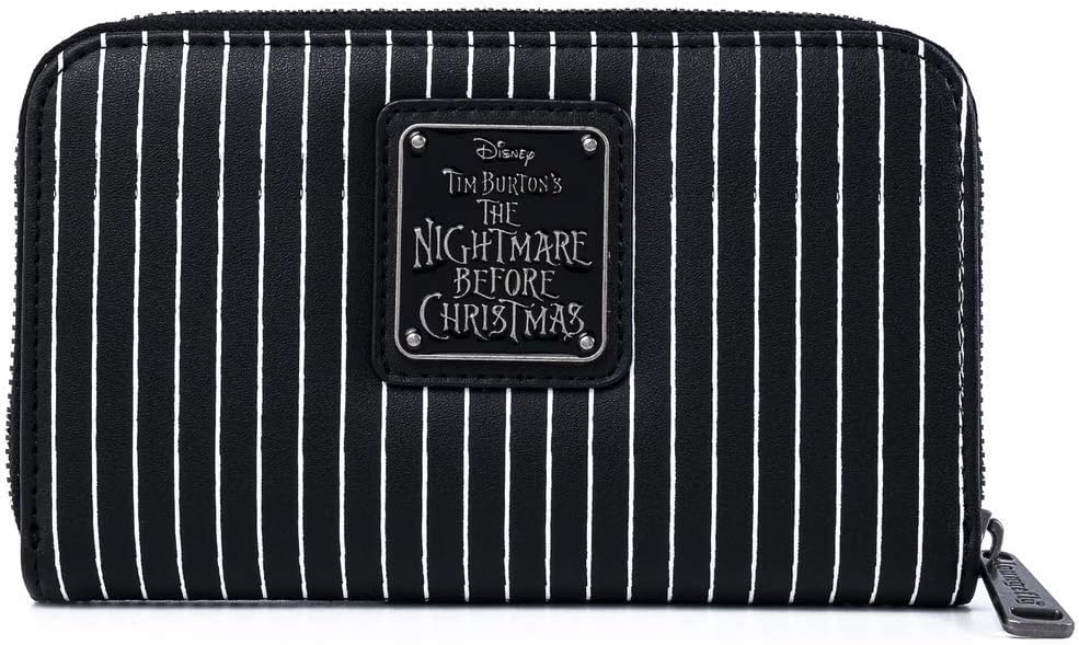 Loungefly x Disney Nightmare Before Christmas Jack and Sally Simply Meant to Be ZIp-Around Wallet - Image 2