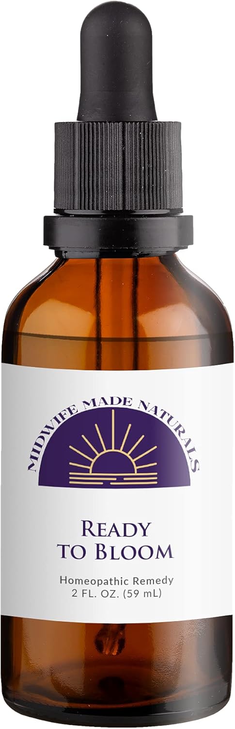 Ready to Bloom Midwife from Made Naturals - All Natural, Liquid Homeopathic Remedy Drops, Non-GMO, Non-Toxic 2 FL. OZ. Todo Natural Gotas Homeopaticas. Fertilidad